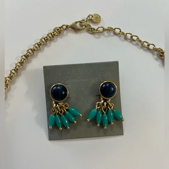 Talbots Earrings and Necklace set - Picture 3 of 5